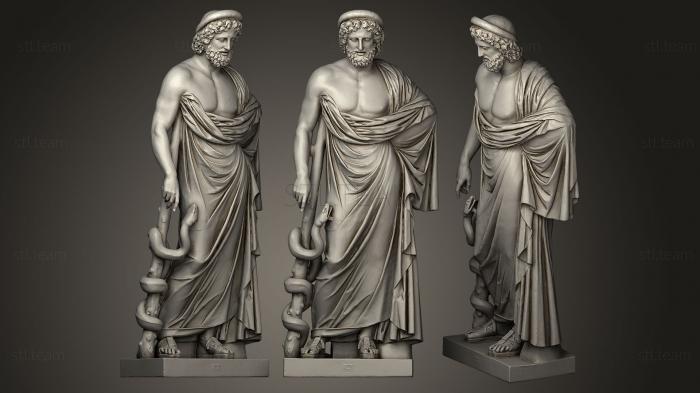 Статуи античные и исторические Асклепий Джустини